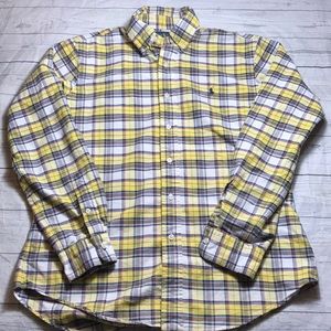 Ralph Lauren Men's Shirt Custom Fit Medium Plaid